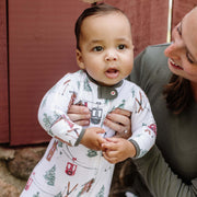 Product Image 3 of Ski The Alps Matching Family Pajamas